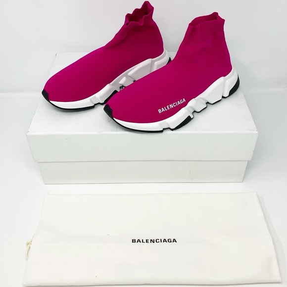 Balenciaga Shoes - Balenciaga Speed Trainer mid-top knit